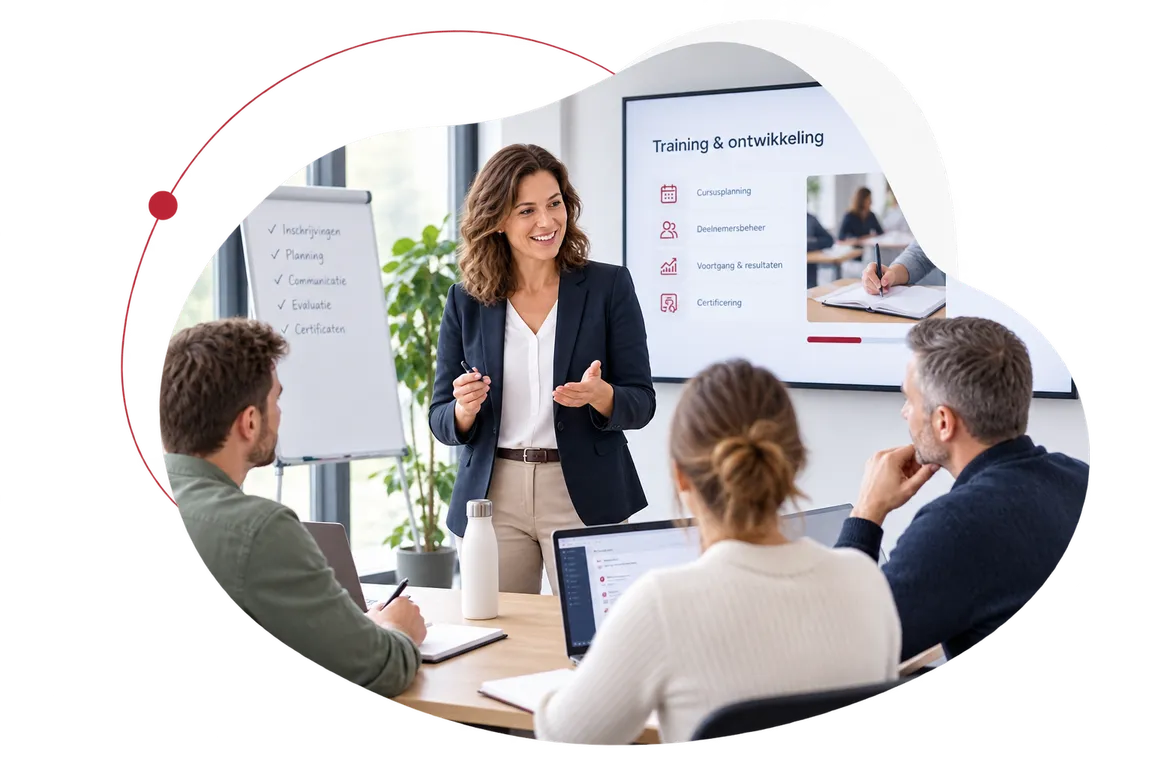 Opleidingsinstituut bespreekt training en ontwikkeling