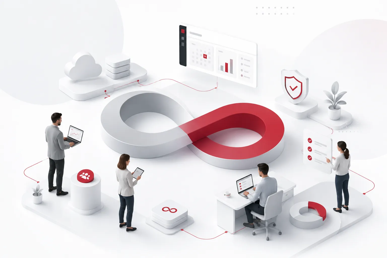 Mensen die samenwerken met Viper Software