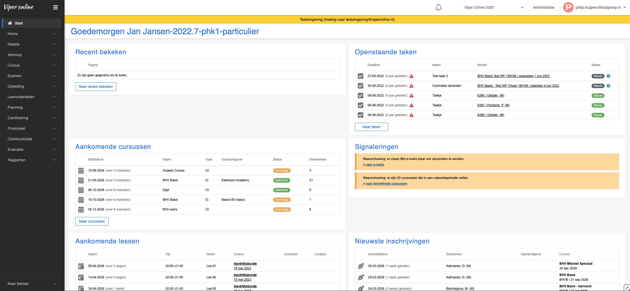 CRM met vipersoftware.nl