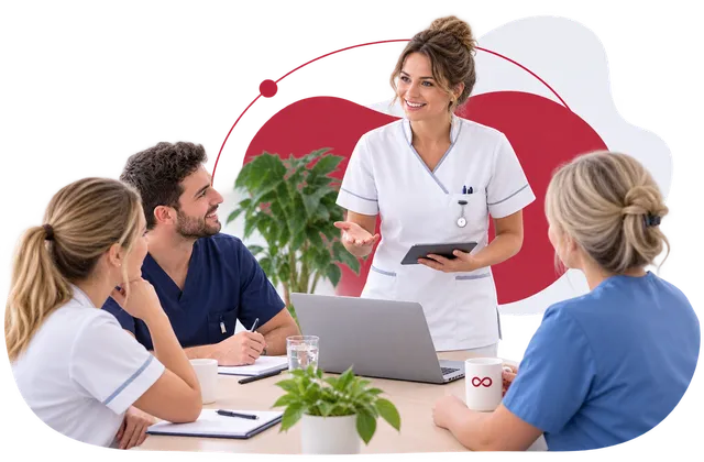 Zorgprofessionals bespreken scholing en bekwaamheid